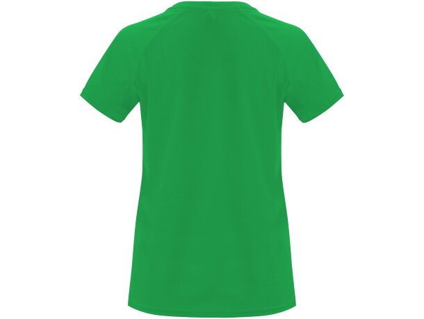 Camiseta deportiva manga corta mujer Bahrain Roly técnica Verde helecho detalle 54