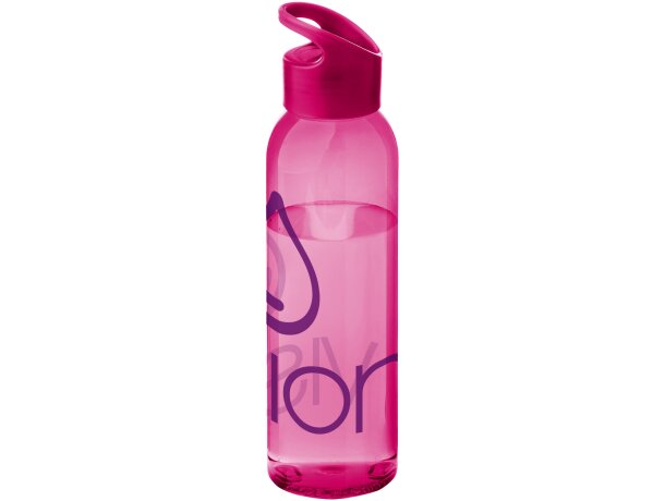 Botella de 650 ml con tapa de rosca personalizada barato magenta