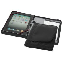 Funda elegante para ipad con libreta personalizada negro intenso Funda elegante para ipad con libreta personalizada negro intenso