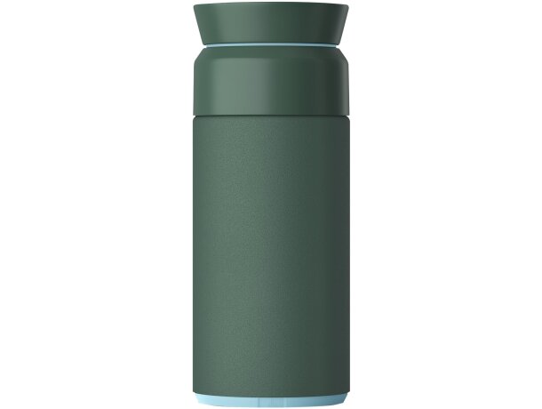 Termo 350 ml Ocean Bottle con chip NFC y acero reciclado Verde bosque detalle 8