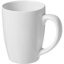 Taza de cerámica blanca cónica 350 ml blanca