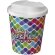 Vasos de plástico antiderrame pp reciclado 250ml Blanco