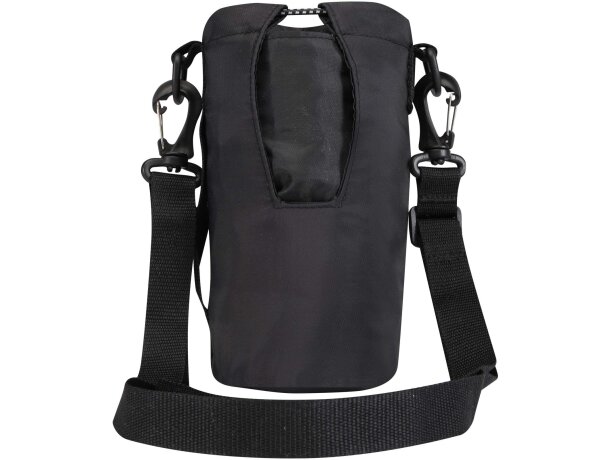 Bolsa para botellas de viaje reciclada Trip Aware de 2 litros Negro intenso detalle 2