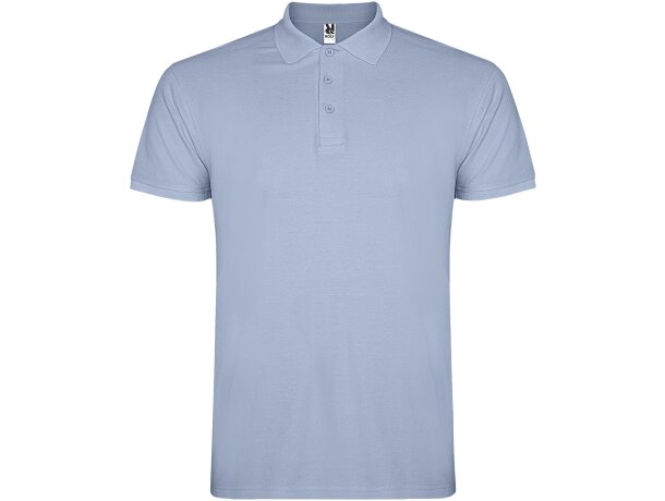 Polo manga corta hombre Star Roly 100% algodón piqué 200 g/m² detalle 136