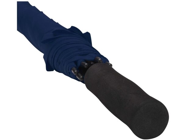 Paraguas Ibi 27 pulgadas con tejido pongee y armazón reforzado Azul marino detalle 15