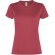 Camiseta deportiva mujer Slam Roly poliéster reciclado Rojo baya