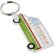 Llavero reciclado Tait forma furgoneta blanco