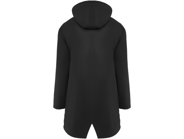 Chubasquero impermeable Sitka Roly con capucha para mujer Negro intenso detalle 2
