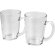 Set de 2 vasos de vidrio para té Zeni de 310ml Transparente detalle 5