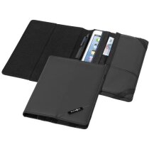 Organizador para tablet con bolsillos personalizado negro intenso Organizador para tablet con bolsillos personalizado negro intenso