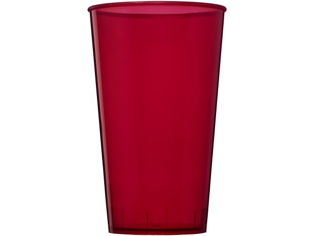 Vaso de plástico de 375 ml Arena Magenta transparente detalle 12