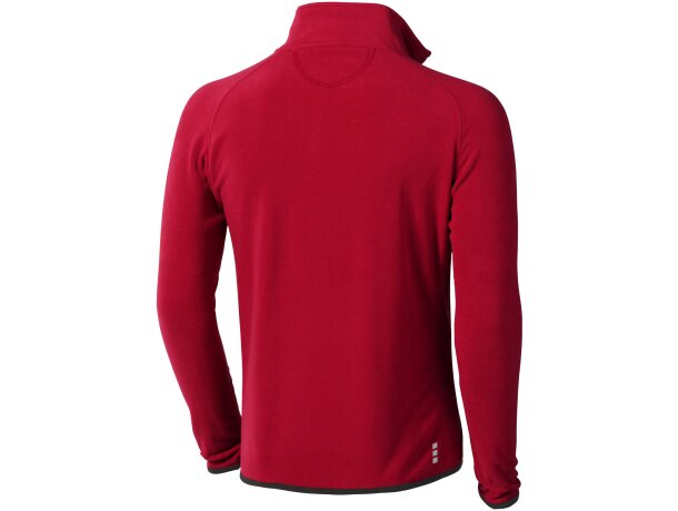 Chaqueta de forro con cremallera completa de hombre Brossard Rojo detalle 33