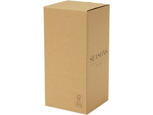 Recipiente vidrio alimentos Boley con tapa bambú 940ml Natural/transparente detalle 4