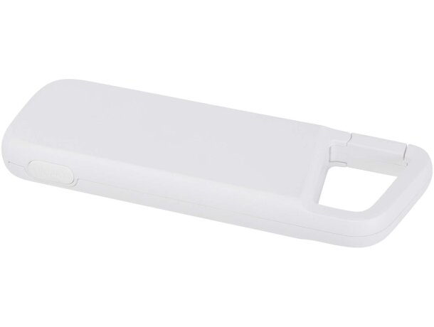Batería externa Alkes 5000 mAh plástico ABS reciclado IPX5 Blanco detalle 12
