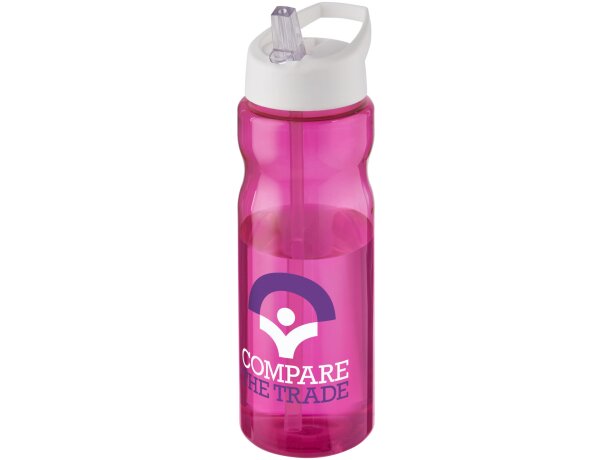 H2O Active® Base Bidón deportivo con tapa con boquilla de 650 ml Magenta/blanco detalle 22