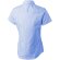 Camisa tipo Oxford de manga corta de mujer Manitoba Azul claro detalle 7
