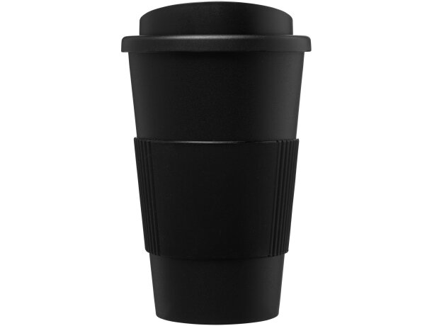 Vaso térmico 350ml con agarradera Americano Negro intenso detalle 2