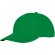 Gorra de 5 paneles para promocionar tu marca con estilo Verde helecho