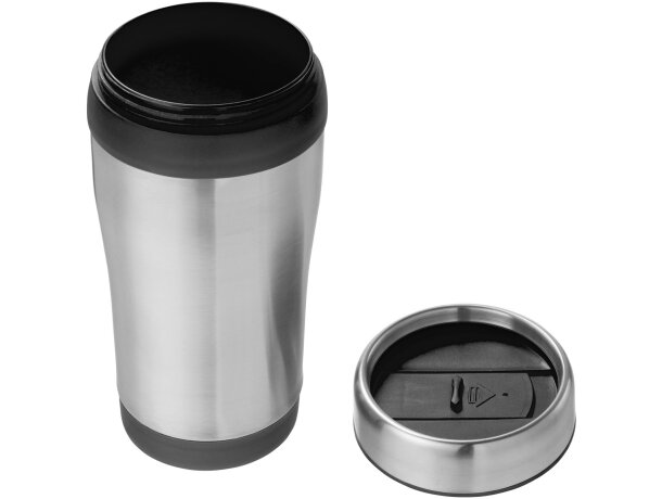 Vaso térmico Elwood con aislamiento de acero reciclado 410 ml Negro intenso detalle 7