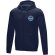 Sudadera con capucha y cremallera Ruby para hombre sostenible Azul marino detalle 16