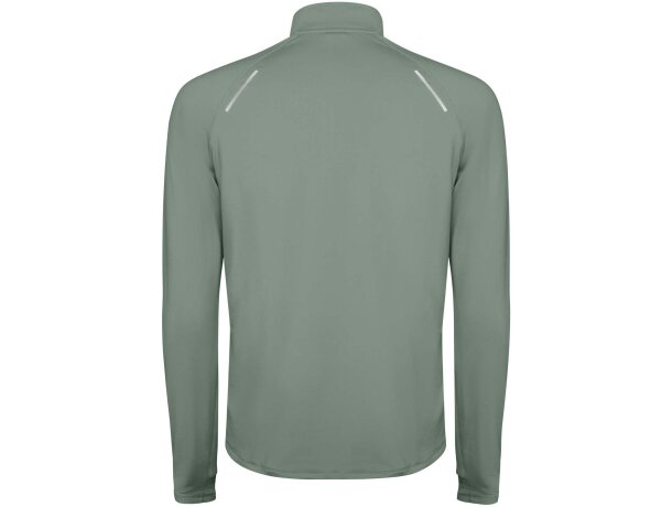 Sudadera técnica hombre Estambul con media cremallera Roly detalle 2