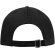 Gorra reciclada de 6 paneles GRS Trona Negro intenso detalle 25