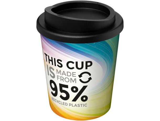 Vaso con aislamiento Brite-Americano Espresso Recycled 250 ml Blanco/negro intenso detalle 2