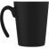 Taza de cerámica con asa Oli 360 ml personalizable Blanco/negro intenso detalle 3