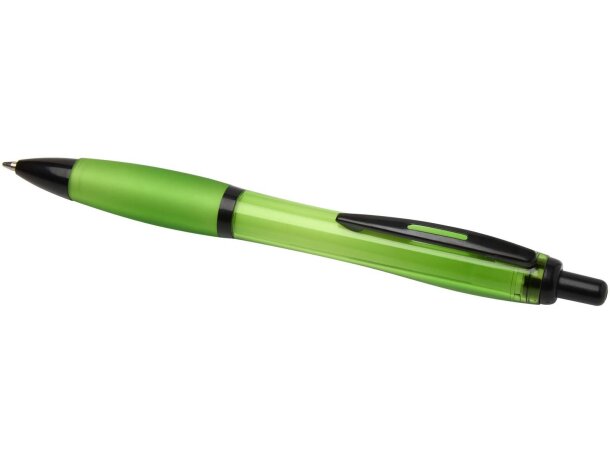 Bolígrafo Nash de plástico reciclado certificado RCS Lima detalle 6