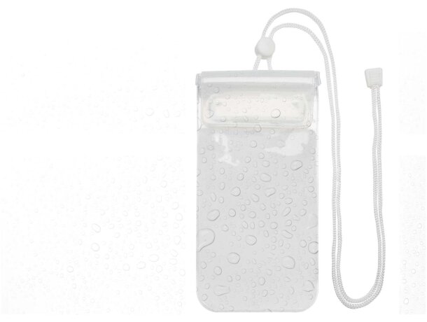 Funda impermeable Dombay con certificación IPX7 talla L Blanco detalle 4