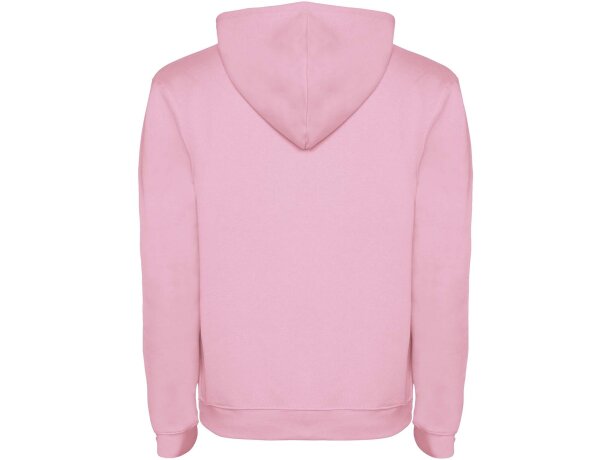 Sudadera con capucha infantil Urban Roly bicolor personalizable Rosa claro detalle 29