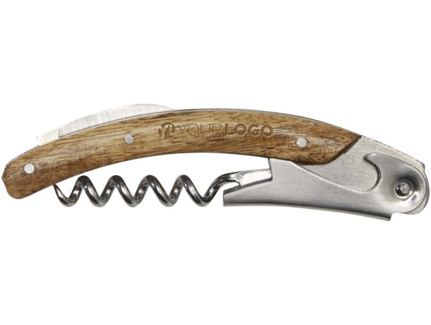 Set con soporte para vino Vino de madera de acacia Madera detalle 1