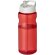Bidón deportivo de 650 ml con tapa con boquilla H2O Active® Base Tritan™ Rojo/blanco