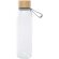Botella de cristal Porto 500 ml con tapa de bambú Gris detalle 10