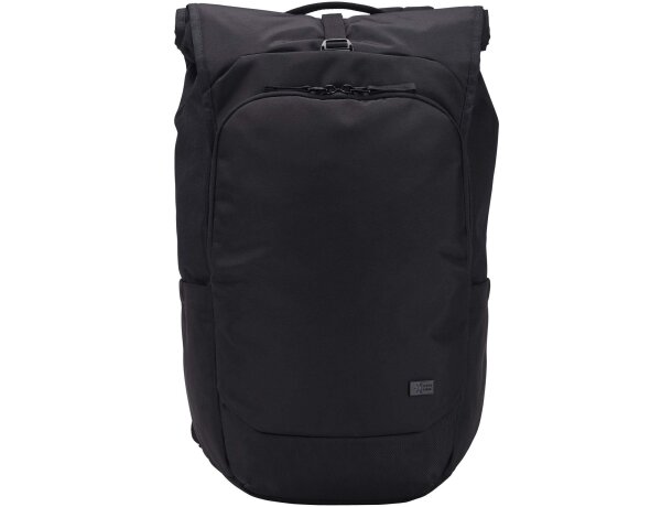 Mochila portátil 17 pulgadas reciclada expandible Case Logic Negro intenso detalle 2