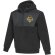 Sudadera unisex polar sherpa reciclado Evans con capucha Negro intenso detalle 1