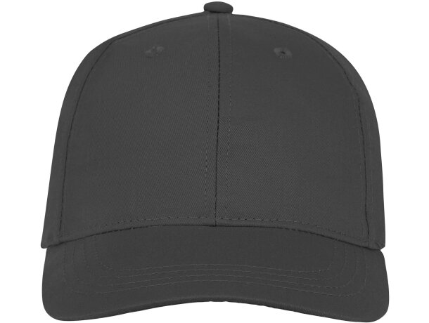 Gorra dividida en 6 paneles. Ideal para merchandising Gris tormenta detalle 38