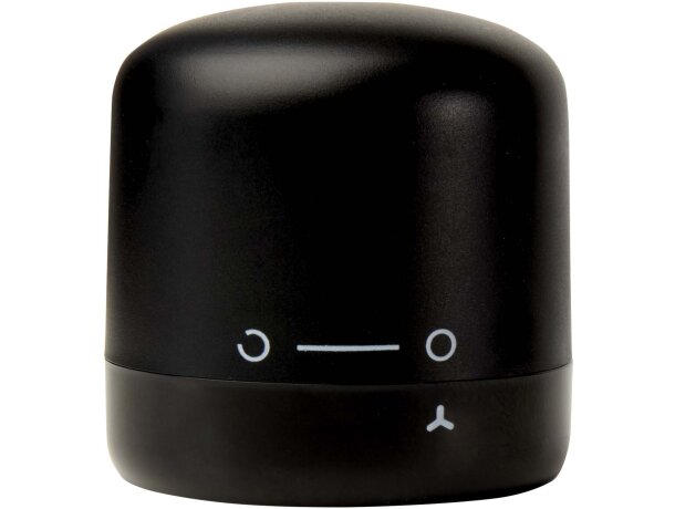 Tapón para vino Core con cierre hermético acero y silicona Negro intenso detalle 1