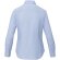 Camisa orgánica manga larga mujer Cuprite popelín algodón Azul claro detalle 3