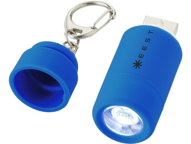Llavero linterna usb recargable para empresas