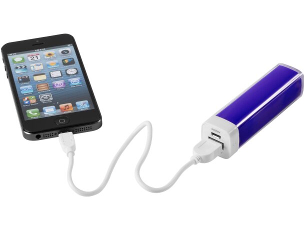Power bank de plástico modelo flash con logo