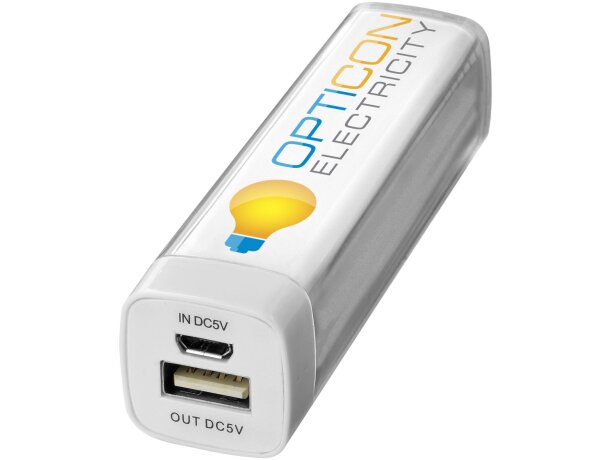 Power bank de plástico modelo flash personalizado