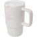 Taza térmica de gres Carter con tapa antiderrame 450ml Blanco detalle 5
