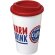 Vaso térmico Americano 350 ml con aislamiento de doble pared Blanco/rojo detalle 29