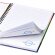 Cuaderno A6 Wire-o y tapa dura Blanco/negro intenso detalle 4