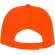 Gorra dividida en 6 paneles. Ideal para merchandising Naranja detalle 20