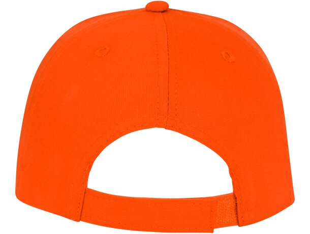 Gorra dividida en 6 paneles. Ideal para merchandising Naranja detalle 19