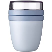 Fiambrera Mini Mepal Ellipse con dos compartimentos