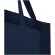 Bolsa tote con refuerzos algodón reciclado certificado GRS Madras Azul marino detalle 14