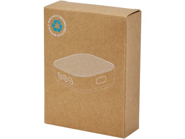 Minialtavoz Bluetooth 3W plástico reciclado certificado RCS Stark Blanco detalle 11